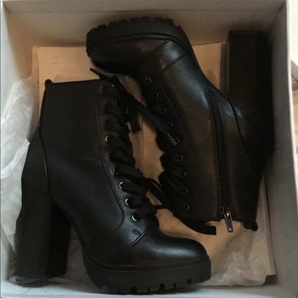 steve madden laurie combat boot